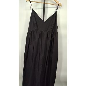 Quince Elegant Black Maxi Dress